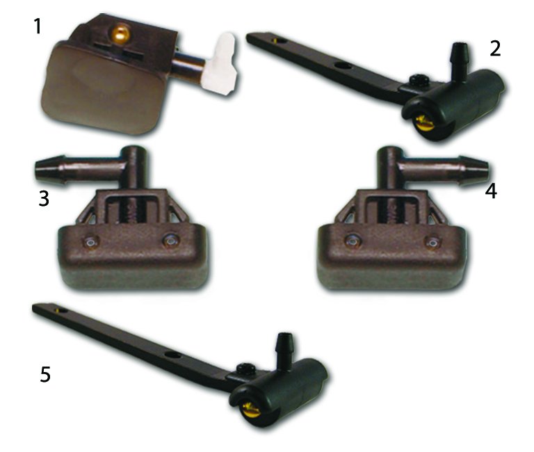 Washing jets Exalto Wipers